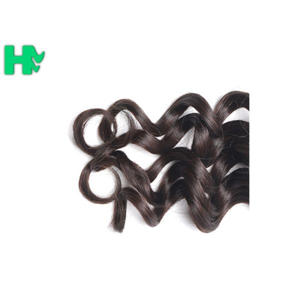 100% Natural Human Hair Extensions  , Virgin Brazillian Human Hair Natural Wave Remy Hair