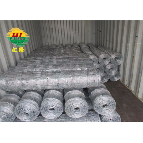 Поле фермы безопасностью гальванизировало стальную загородку оленей для скотин козы или овец