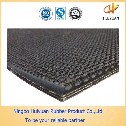Cleated Rough Top EP500/3 Conveyor Belt for delivering fragile and deformable products