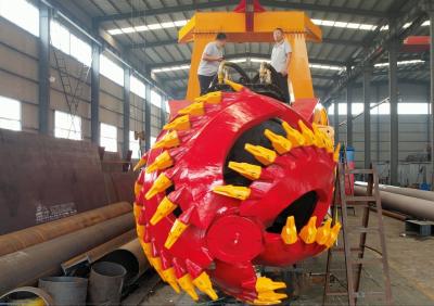 14.5m Equipamento de dragagem por sucção para mineração a diesel 2200 M3/h Com bomba de dragagem de lama centrífuga
