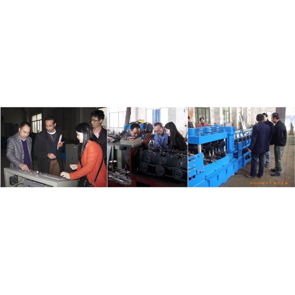 Bobinas galvanizadas 0.8-1.2m m del material o rollo negro del perno prisionero del acero C que forma la transmisión de cadena de la máquina