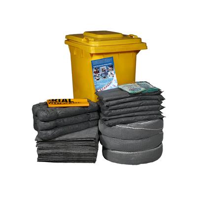 360L Oil Only Spill Kit With Wheelie Bin For Hydrocarbons