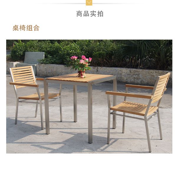 Outdoor Restaurant Furniture Sets with Waterproof Aluminium Material and Luxury Design