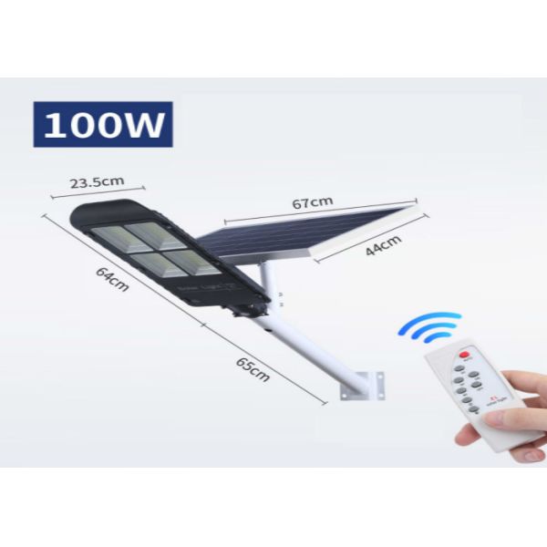 Customized Solar Powered LED Street Lights 200w With Solar Panel