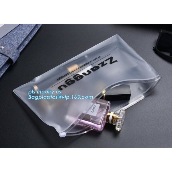 EVA Garment Packing Bag With zipper slider, cpe frosted zip lock bag with slide Zip lockk, Large Slider Zip Lock Plastic C