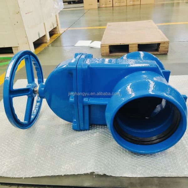Flange Type Metal Seated Ductile Iron GGG40 Gate Valve for Industry