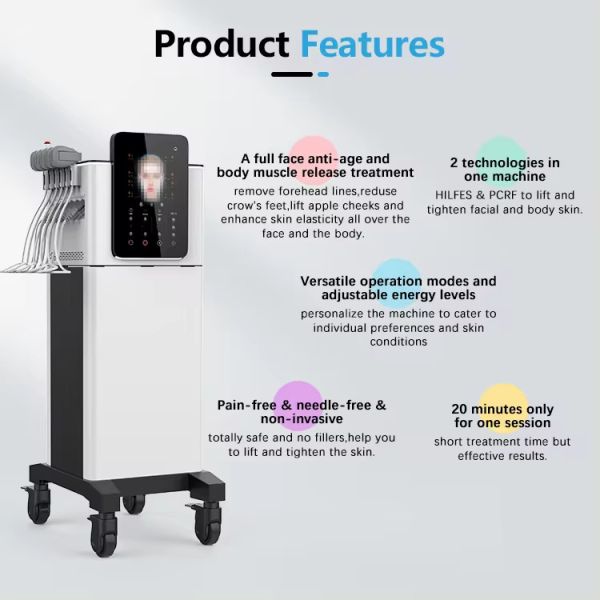 EMS Muscle Stimulator Skin Firming  Facial HILFES PCRF PE-Face Lift Machine