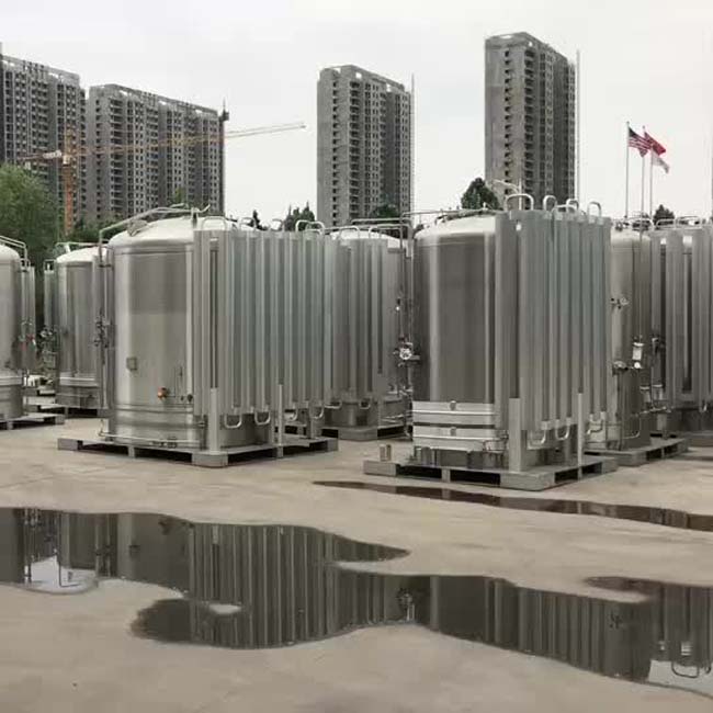 Чернь двойного слоя танков 3m3 СО2 вакуума микро- оптовая криогенная