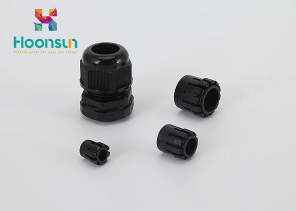 Split MG12 PVC Cable Gland IP68 Waterproof / Cable Gland Rubber Seal With Sealing Nut