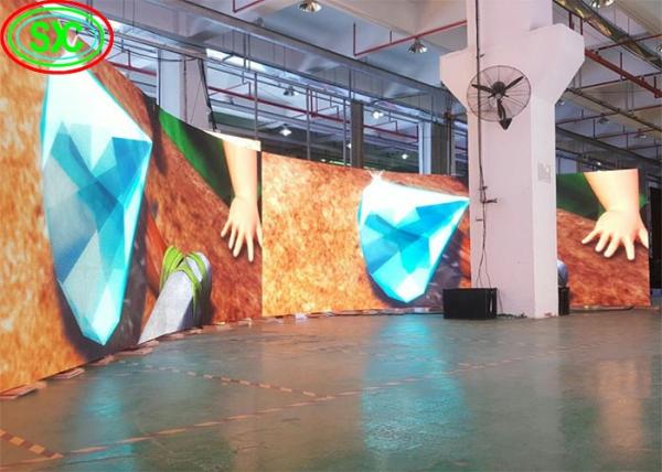 Pantalla LED de alquiler para interiores P4 de 4 mm 600W/m2 Ángulo de visión de 160°