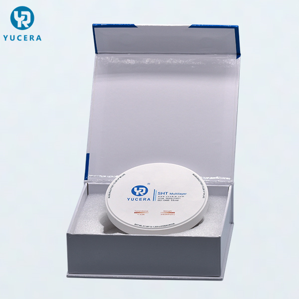 блок Zirconia диаметра SHT 98mm разнослоистый для кроны Zirconia Cerec зубоврачебной