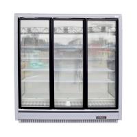 Multideck économiseur d'énergie a frigorifié l'étalage pour le supermarché avec 5 couches de rayonnage réglable de fil pour les aliments surgelés