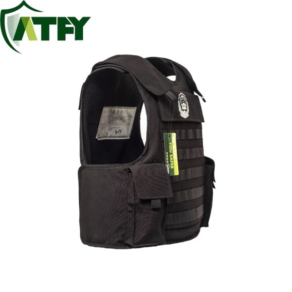 NIJ IIIA Bulletproof Point Blank Ballistic Vest Black Tactical Jacket