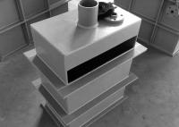 tanques da altura 12mm PP de 500mm para galvanizar com capa de extração
