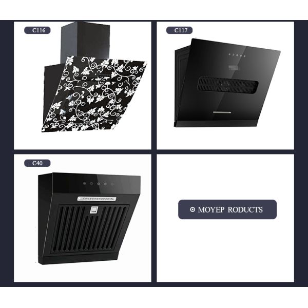 1200 Cfm Recirculating Side Suction Cooker Hood For Kitchen