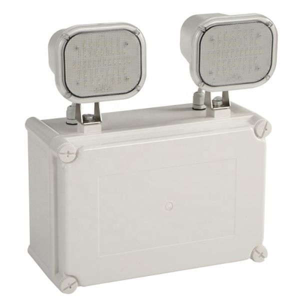 IP65 Waterproof 2X4W Twin Spot Emergency Light with 3 Years Warranty and Twin Head LED Emergency Lamp