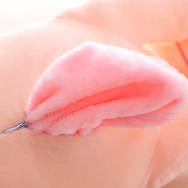 Cute Pink Stuffed Unicorn , Stretched Unicorn Stuffed Animal Cotton Material