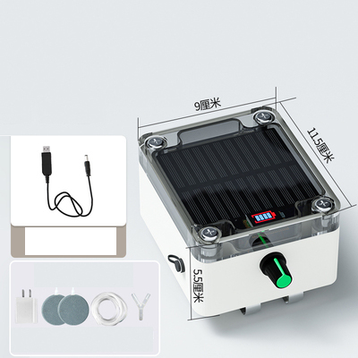 5V Solar Power Charge Oxygenator Fish Tanks Aquarium Air Pump Fishing Oxygen Pump Aerator