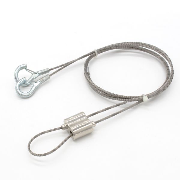 Customizable Looping Gripper Wire Rope Hanging Kit For LED Panel Lights