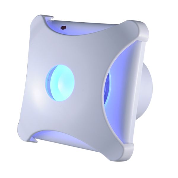 Вентиляция дома на стенке с светодиодным светом Пластиковый тихий стенный вентилятор Тип электрического тока