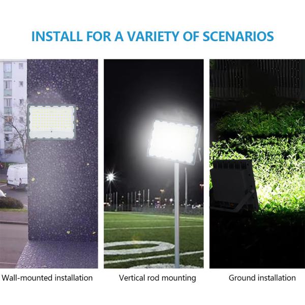 Reflector KCD Bateria de alta luminosidade branca e fria 50w 100w 200w 500w 1000w Industrial Outdoor