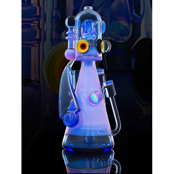 6Inches Small Handy Borosilicate Glass Bongs Smoking Water Pipe