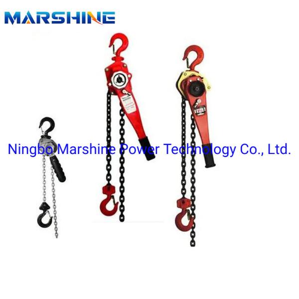 500 kg Hand Wrenching Chain Tackle Block Hoist Crane OEM