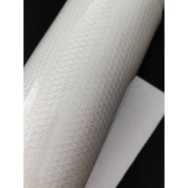 Arrow pattern Crystal Waterproof Double Layer PU Coated Soccer Leather with Customizable Pattern for Premium Footballs