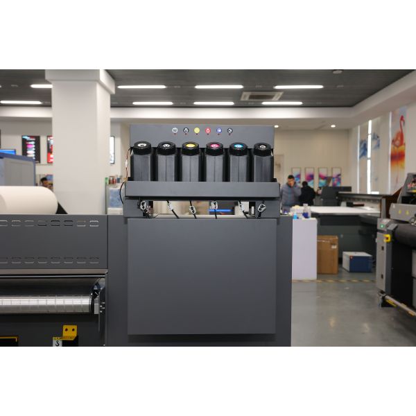 HB1804 (4 Heads) 4-color Hybrid UV Printer 1.8m Three Row Four Head Configuration Large Format UV Flatbed Printer