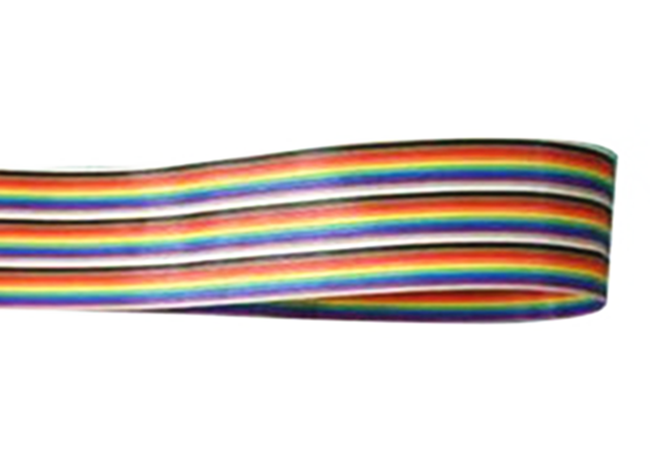 UL20012 28AWG Rainbow Ribbon Cable 30 Pin IDC 2.54*2.54 TO 30 Pin IDC 2.54*2.54 Pitch