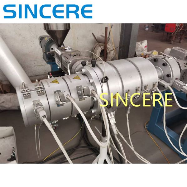 High-Efficiency Single-Screw Extruder Extrusion Machine ABS HDPE LDPE PE PP PPR Pipe Making Machine