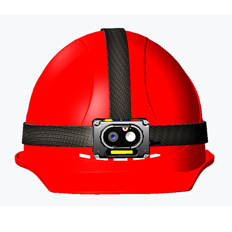 Камера 4G LED Hardhat Live Streaming PTT GPS-отслеживание для железнодорожного строительного участка