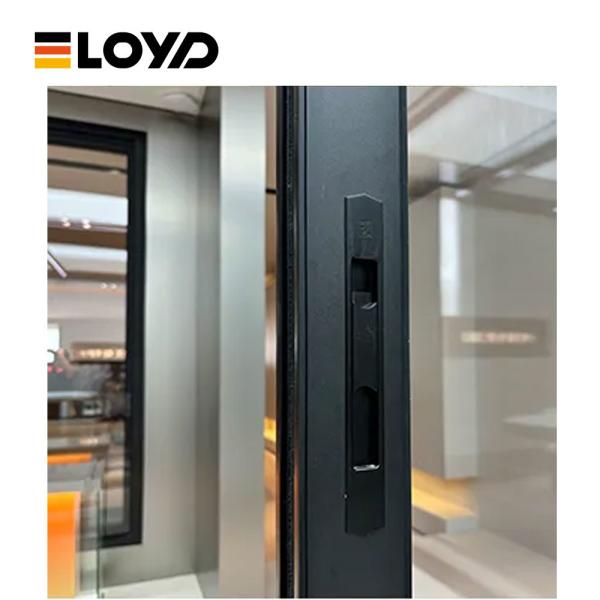 Exterior 5 Foot Sliding Patio Door 6063 Aluminium Glazed Door Push And Pull