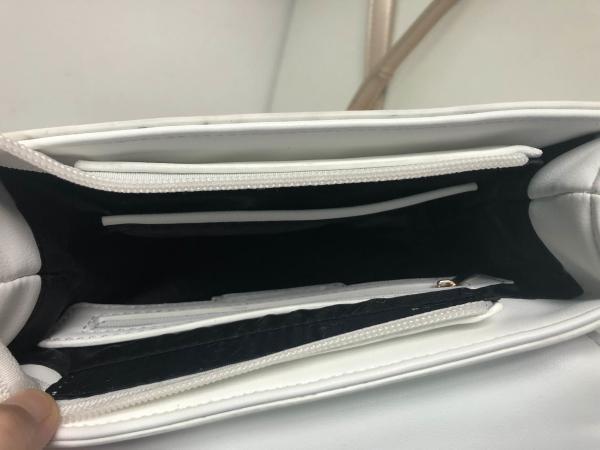 Wholesale latest design women ladies lattice pattern pu leather crossbody bag