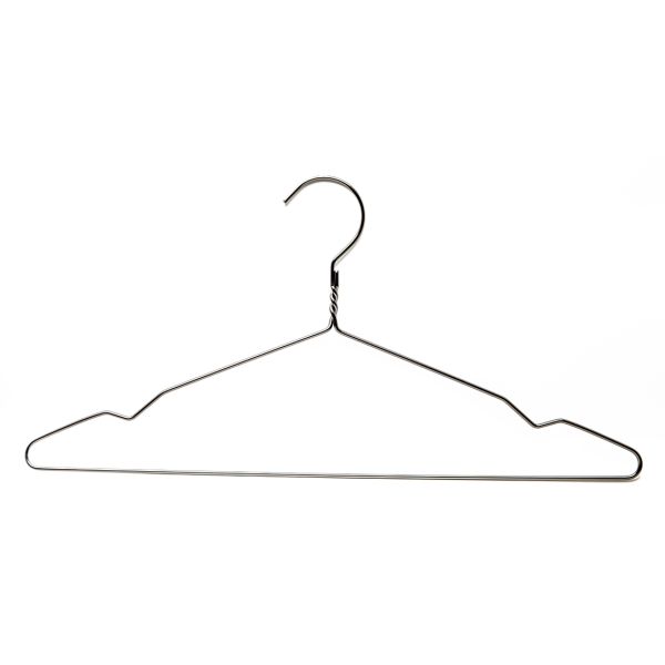 Heavy Duty Nickel Plated Stainless Steel Coat Hangers