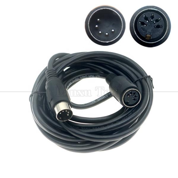 High Quality 1M 2M 3M 5M 10M Male to Female 5PIN DIN Connector MIDI Power Link Extension Cable for CCTV Camera TV