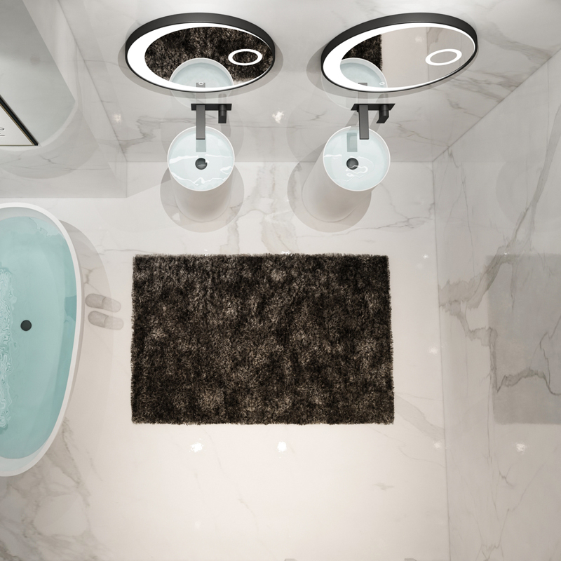 Standalone Cylindrical Bathroom Pedestal Basin Solid Surface Sink For Luxury Hotel