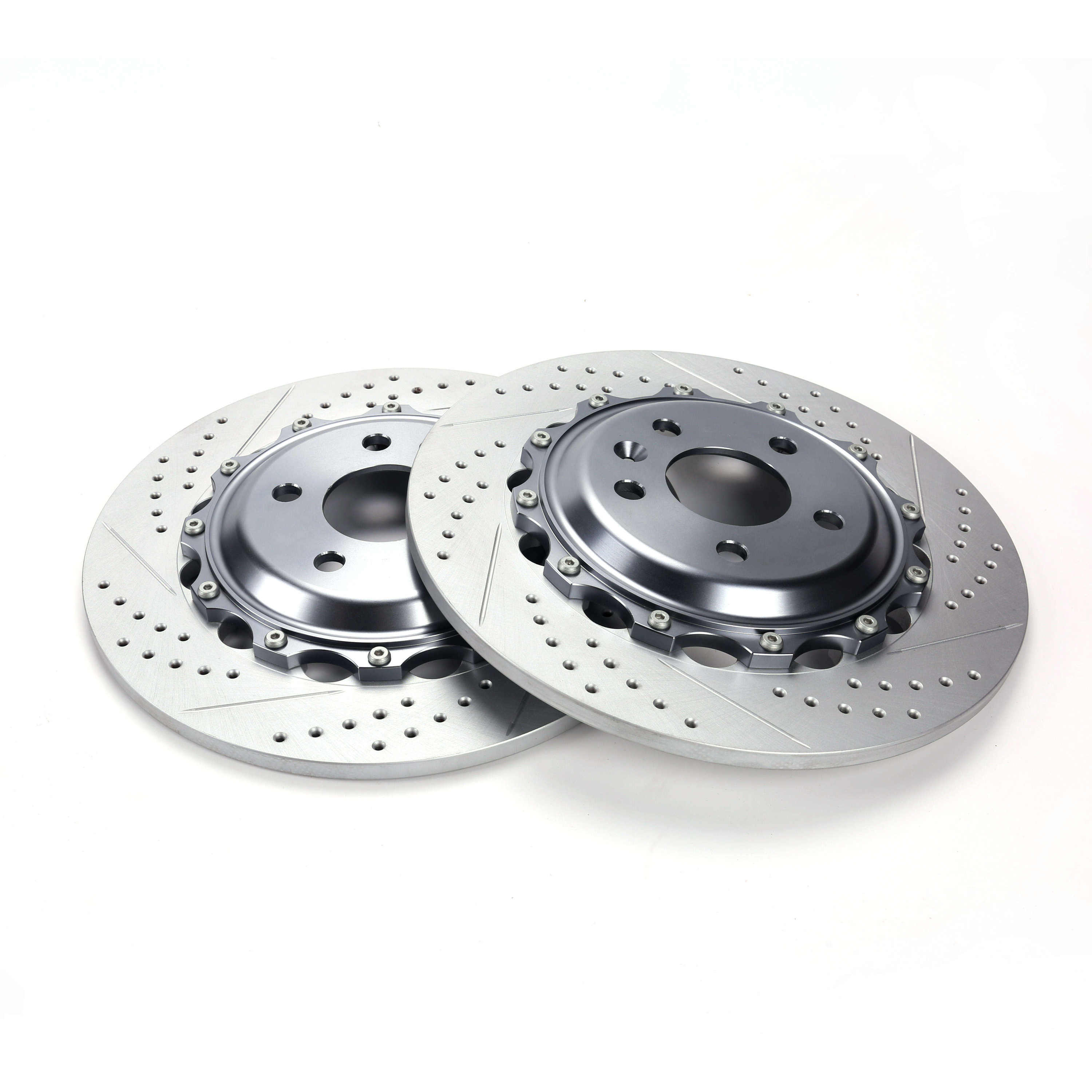 Racing Modified Brakes Rotor 355mm 380mm 405mm Floating Disc Aluminum Center Front Floating Brake Disc for Cadillac XTS