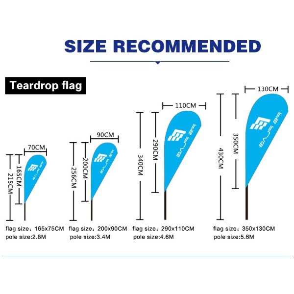 Вне рекламировать изготовленные на заказ флаги пера ветра сублимации экспо флагов пляжа сезонные