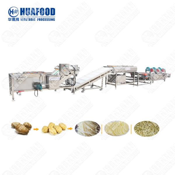 Multifunctional Taro Carrots Papaya Vegetable Washing Line Air Bubble Green Vegetable Washing Machine