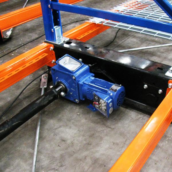 B36 Intelligent Warehouse Storage System Electric Mobile Pallet Racking Electric Movable Rack System for Cold Room Storage