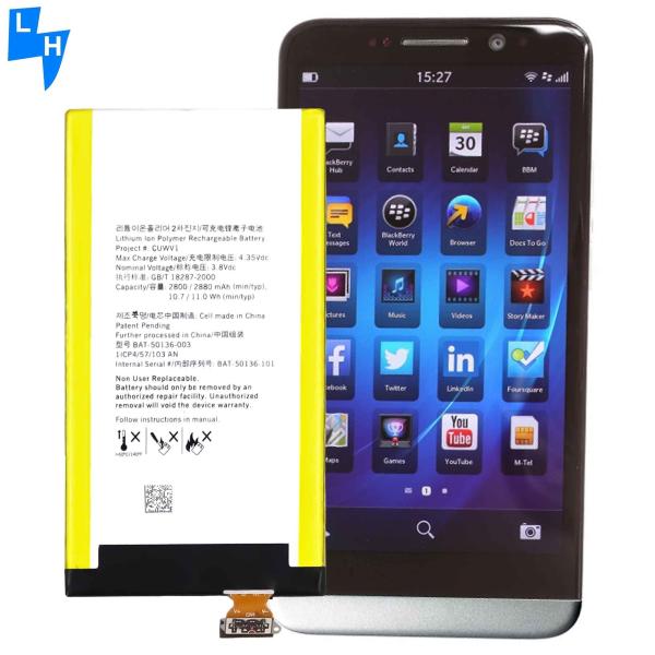 Bateria de telemóvel para BlackBerry Z30 2880mAh