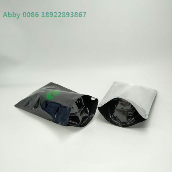 Levántese el grueso modificado para requisitos particulares los colores brillantes plásticos de los bolsos de la cremallera para el té