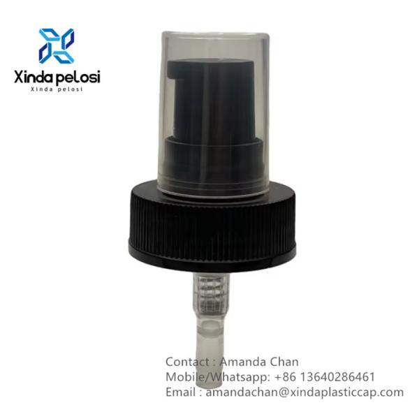 Pp Pump With Ribbed Closure Custom Color Cosmetic Bottle Pump for bottle