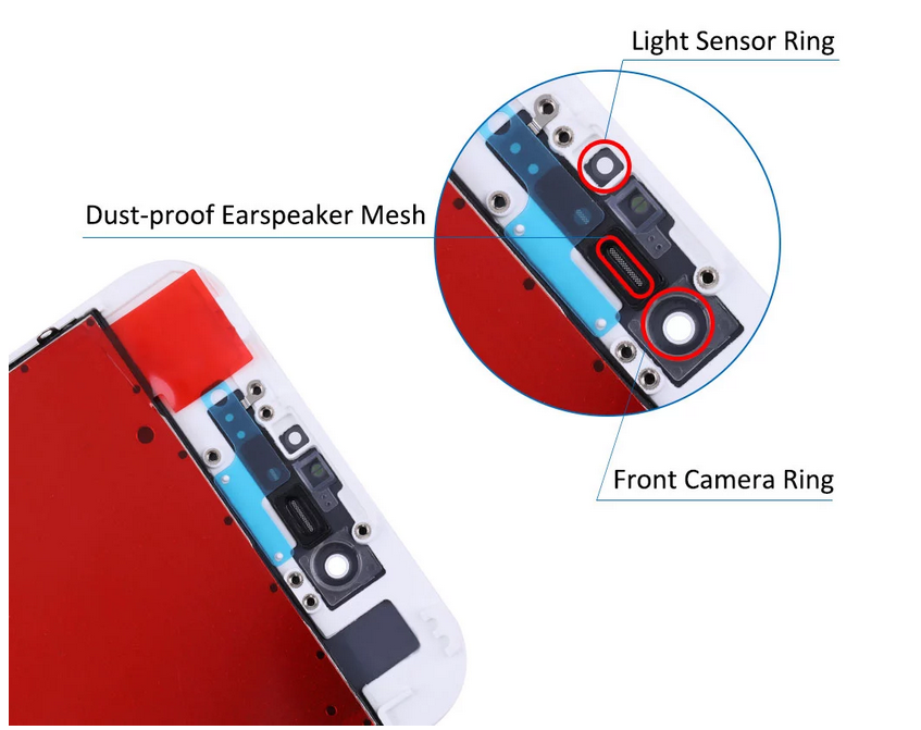 EBS III Grade AAAAA Iphone LCD Screen With Digitizer 4.7 Inch