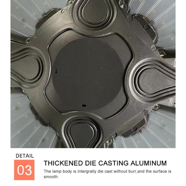 Лампа 30W 3000-6000K IP65 600*600*520MM 5.8KG 140-76MM 3-6M сада