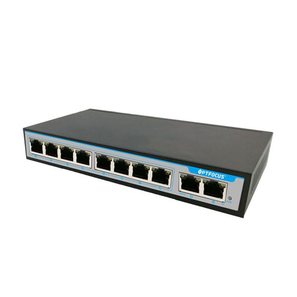 Câmeras do IP do porto 10 do interruptor 8 da rede Ethernet da proteção da relação/100M For