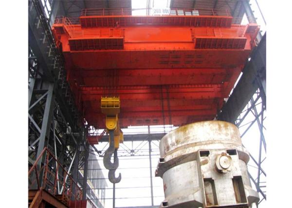 Heavy Duty Steel Overhead 3P Ladle Crane For Steel Plant To Lift Molten Metal