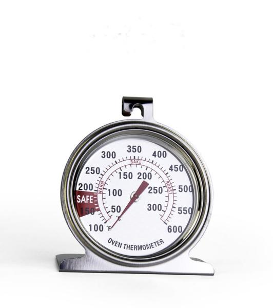 SS Bimetal 100-600°F 2.5 Dial Oven Meat Thermometer
