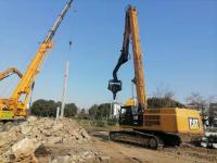 10m Sheet Pile Vibro Hammer , Hydraulic Pile Driving Hammer